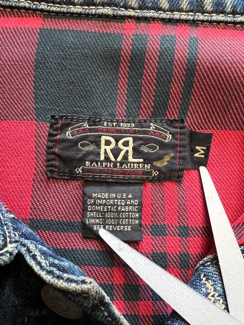 90’s Double RL ダブルアールエル デニムジャケット 三つ星