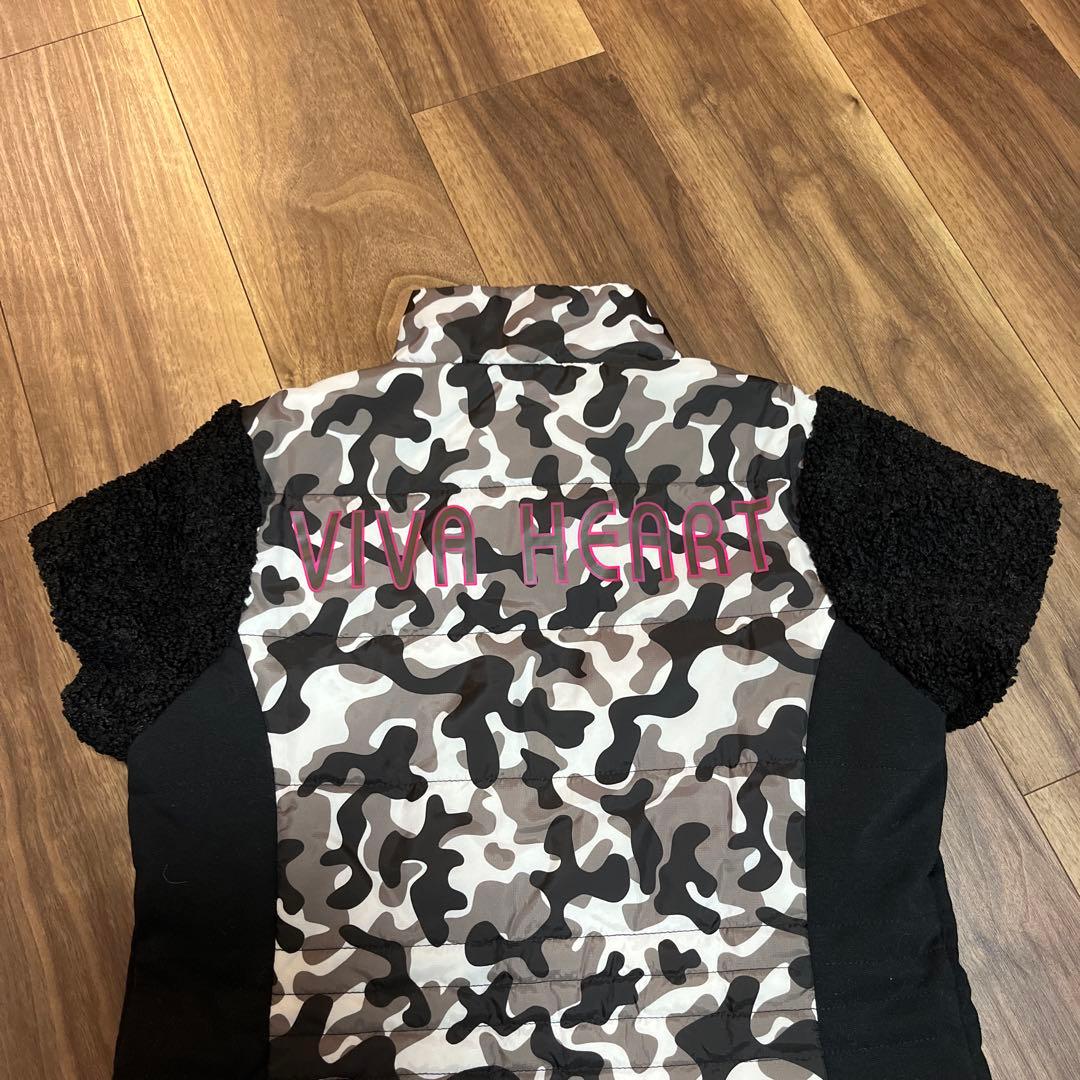 【VIVA HEART】 ゴルフワンピース M カモフラージュ黒 タグ無し新品