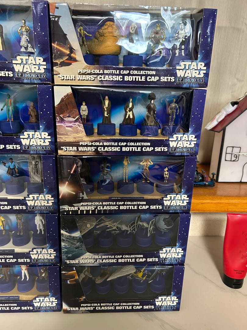 【期間限定1500円引】ペプシ スターウォーズ クラシックボトルキャップ全10種