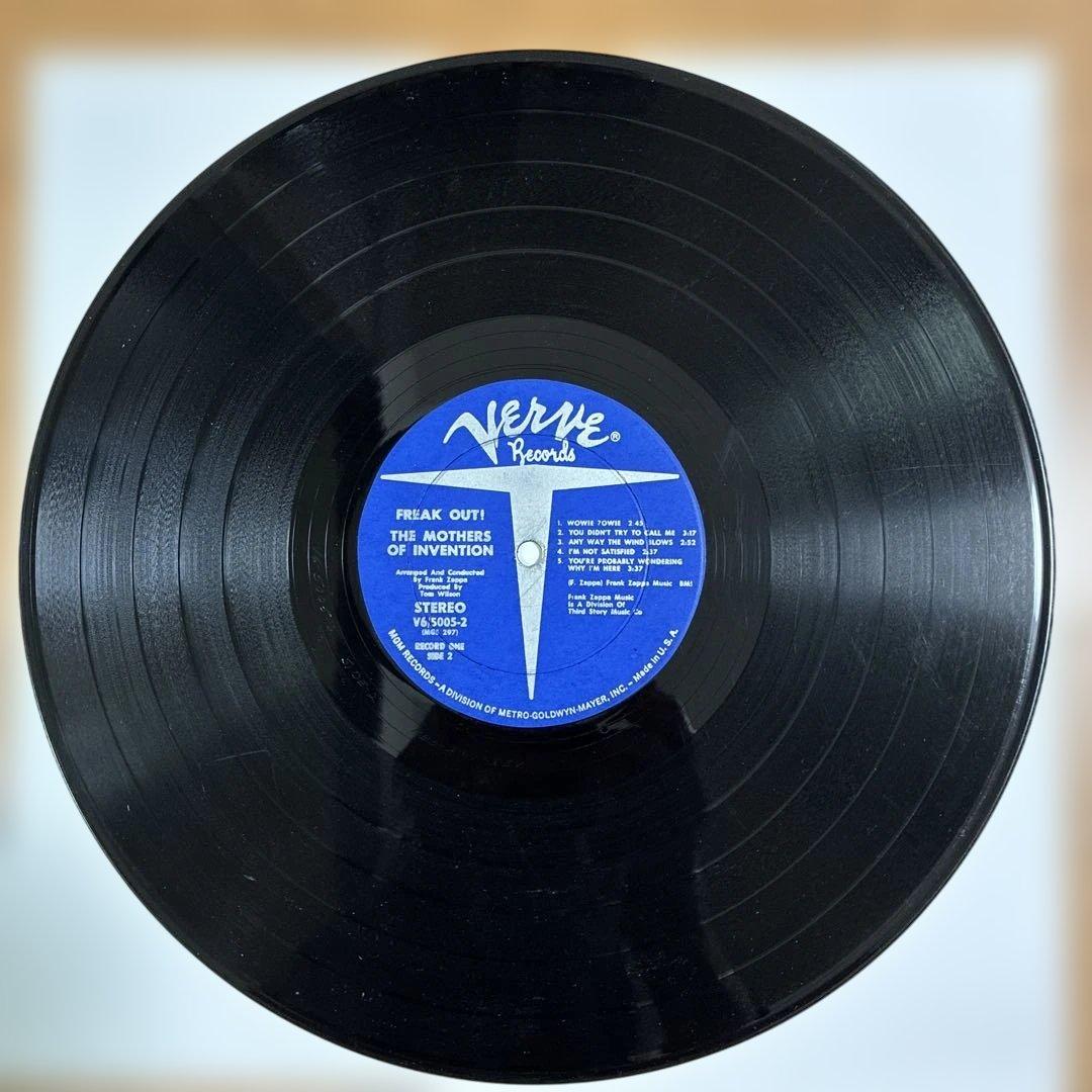 フランクザッパ 名盤 レコード フリークアウト USオリジナル盤