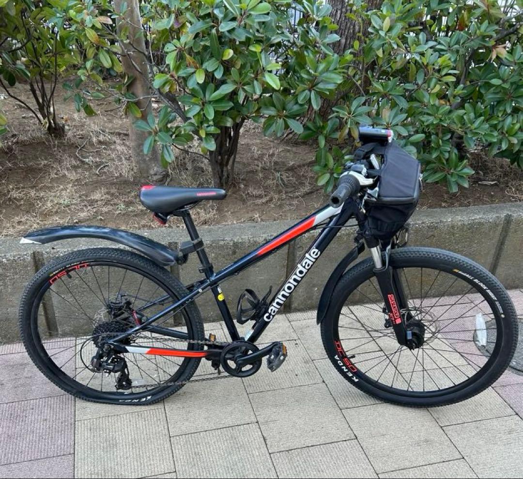 専用出品　Cannondale 24インチ　直接お引き渡し　後輪パンク
