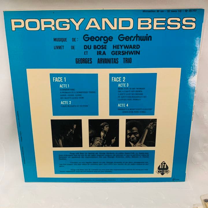 【ＬＰ盤面良好】Porgy And Bess