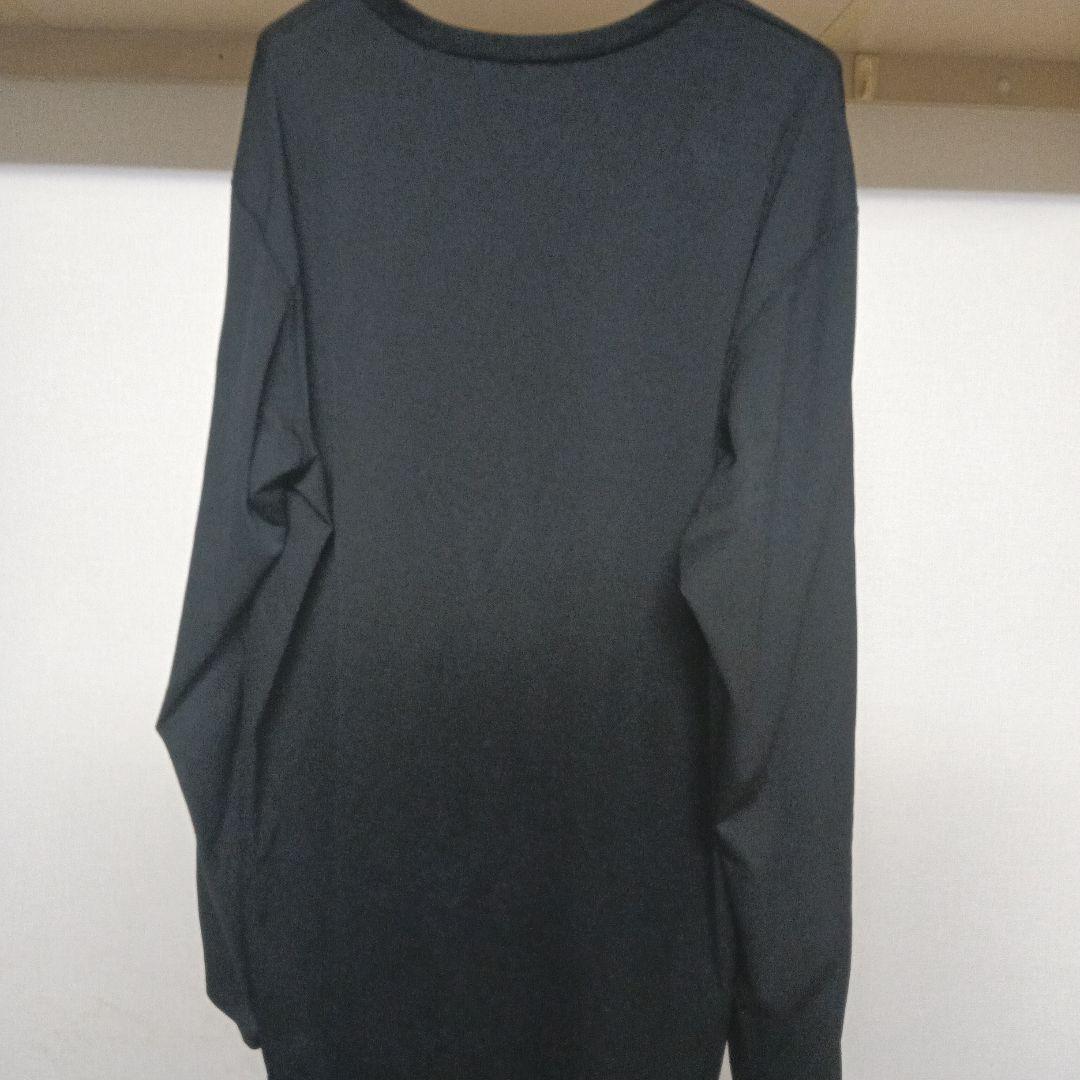 VENEX ブラック ロングスリーブ Tシャツ メッシュ