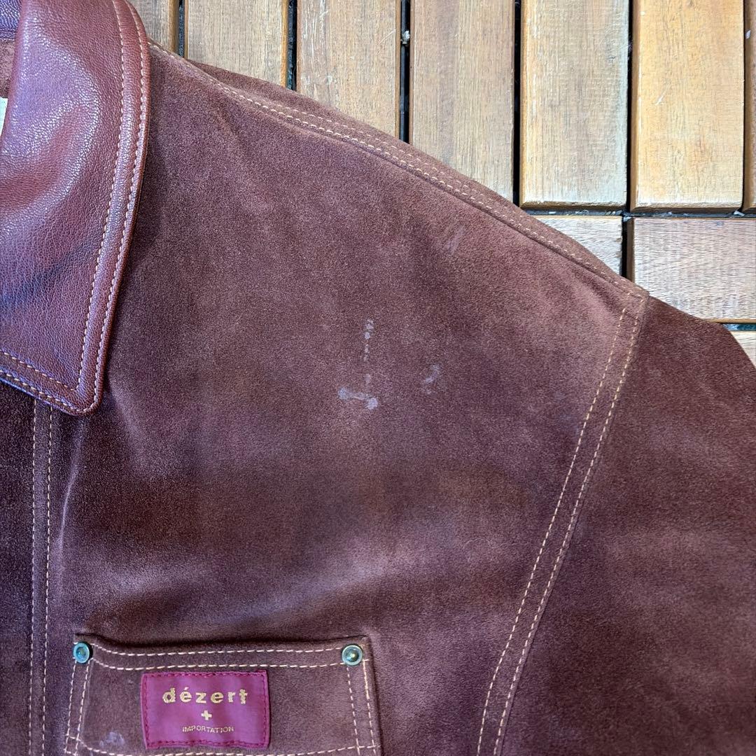 90s dezert デザート レザー ワークジャケット