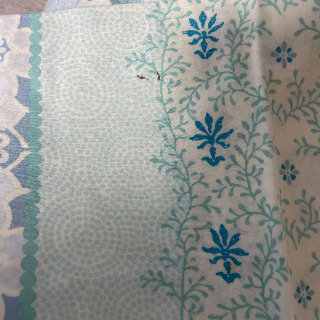 LANVIN 掛け布団 カバー　枕カバー　シーツ　3点セット　Sサイズ 水色