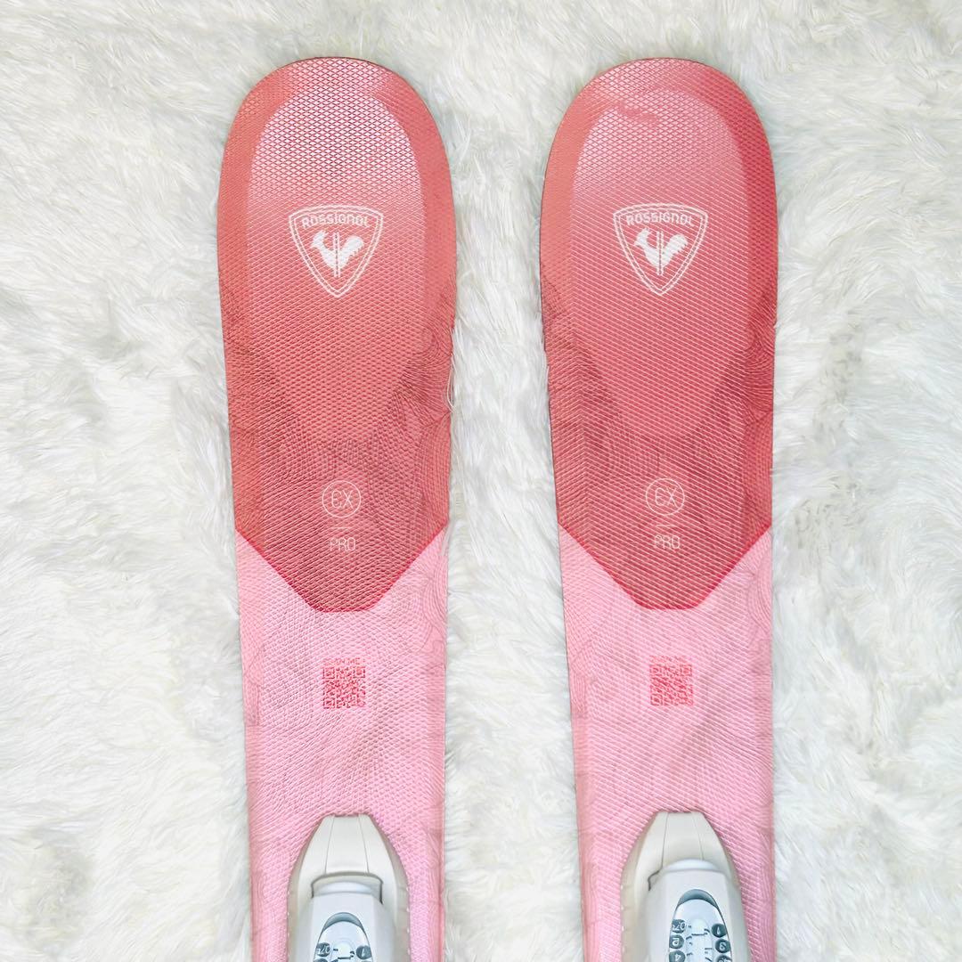 【美品】ロシニョール ジュニア スキー板 104cm ビンディング付 女の子