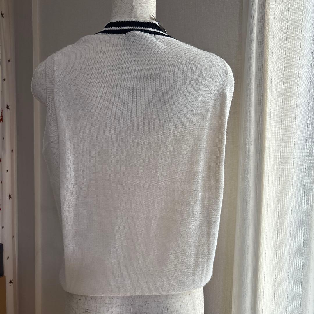 ☆タグ付き☆ 洗える 23区GOLF レディース ベスト II ホワイト