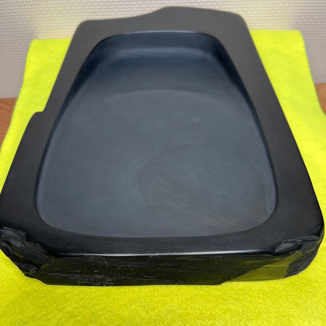 ⭕️雄勝硯　超大型天然硯　竹峯作　未使用美品　工芸品　4kg超え　オブジェ