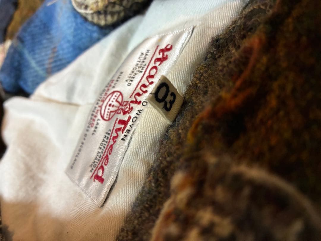 KHOKI（コッキ）　ハリスツイード　パッチワークジャケット