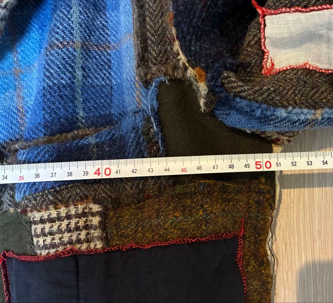 KHOKI（コッキ）　ハリスツイード　パッチワークジャケット