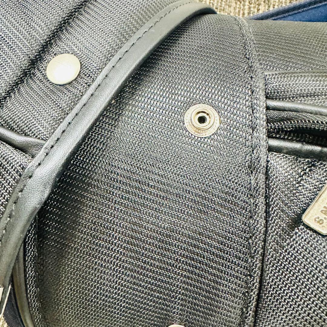 PERSON’S ゴルフバッグブラック 6分割収納 カラフルロゴ入り パーソンズ