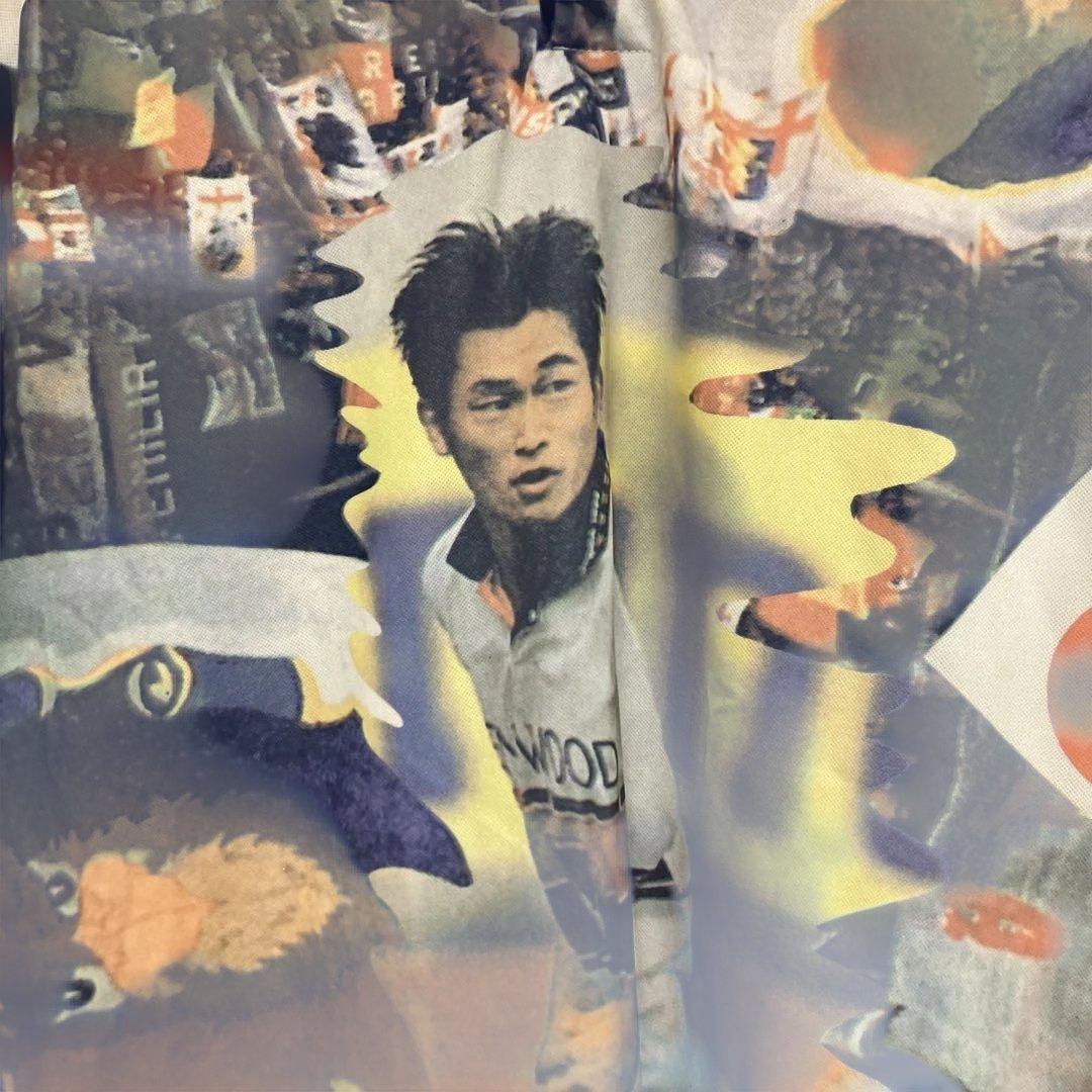 現地物 三浦和良 カズ ジェノア シャツ