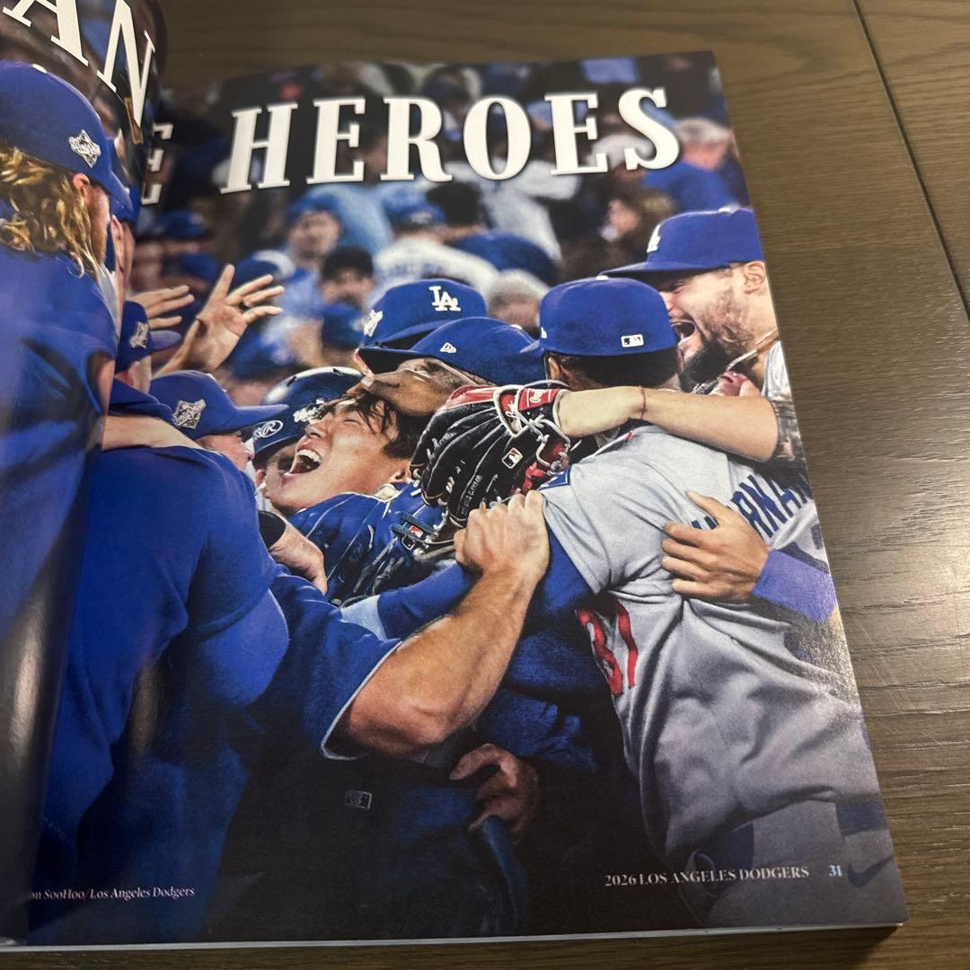 2026ロサンゼルスドジャース イヤーブック　YEARBOOK バックテゥバック