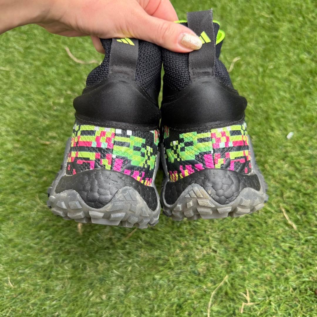 【備品】adidas ゴルフシューズ ブラック/ライム