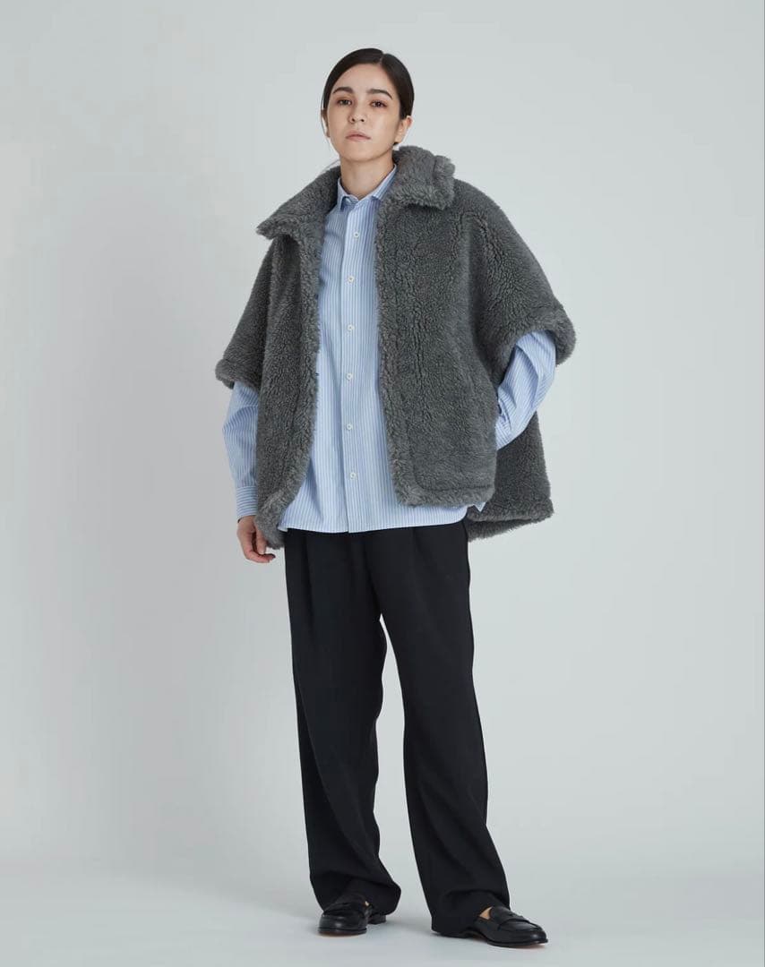 TICCA ウールファーポンチョ