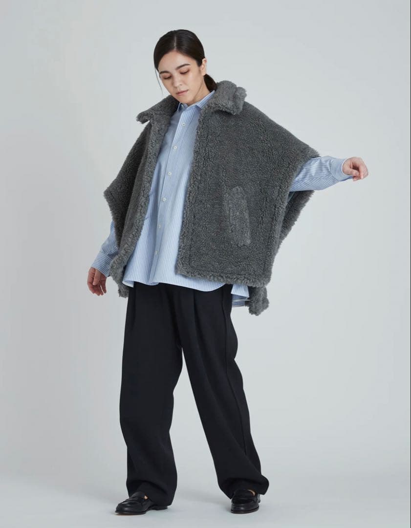 TICCA ウールファーポンチョ
