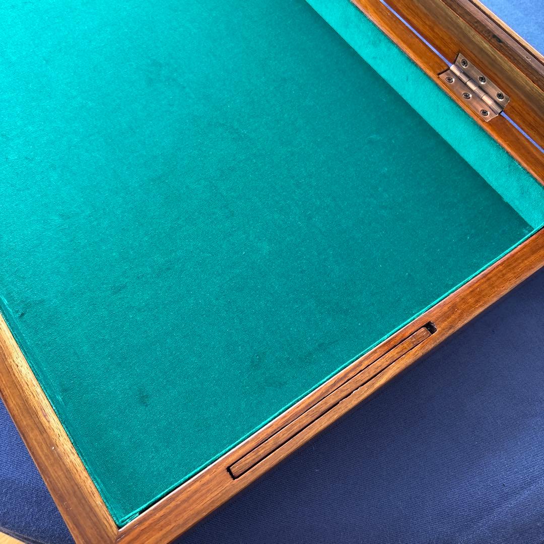 コレクションケース　ガラスケース　木製　アンティーク調