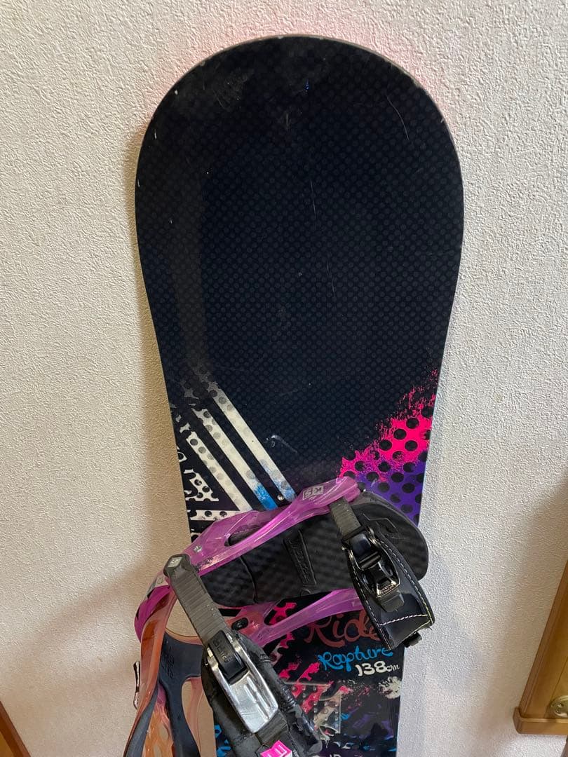 RIDE rupture138cm RIDEビンディング付き