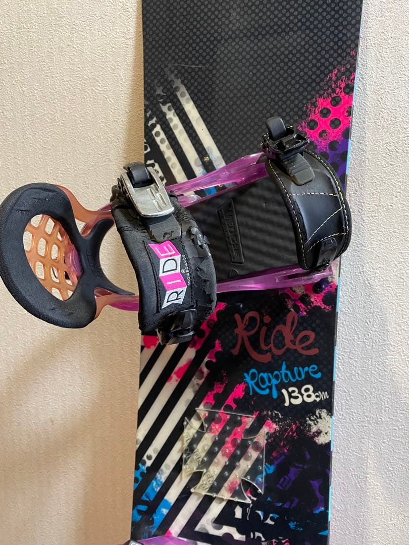 RIDE rupture138cm RIDEビンディング付き