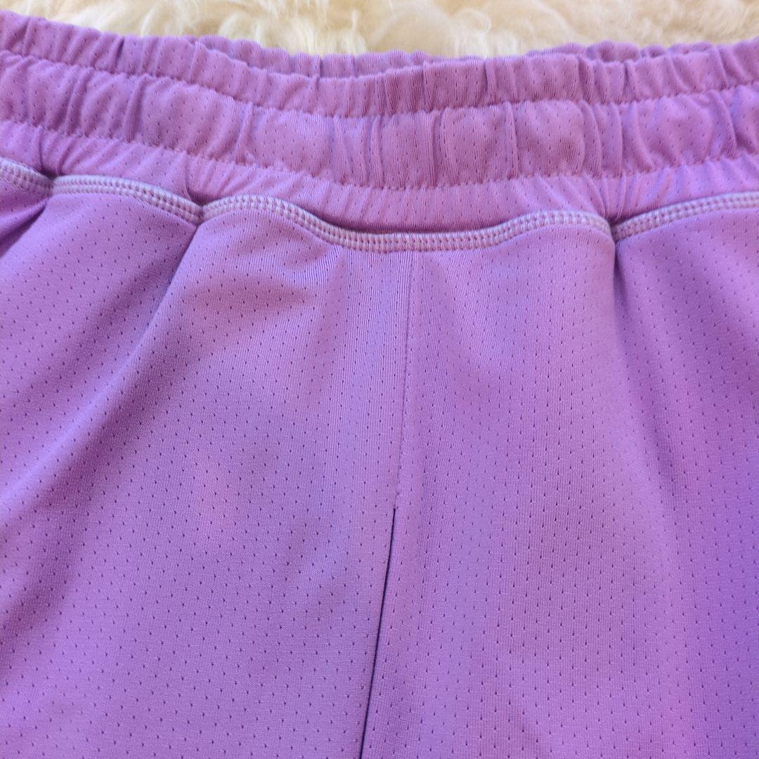 ヨネックスYONEX　テニス用紫色ストライプセットアップLサイズ