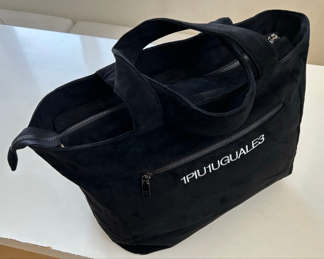 【新品・未使用】1piu1uguale3フェイクスエードトートバッグ
