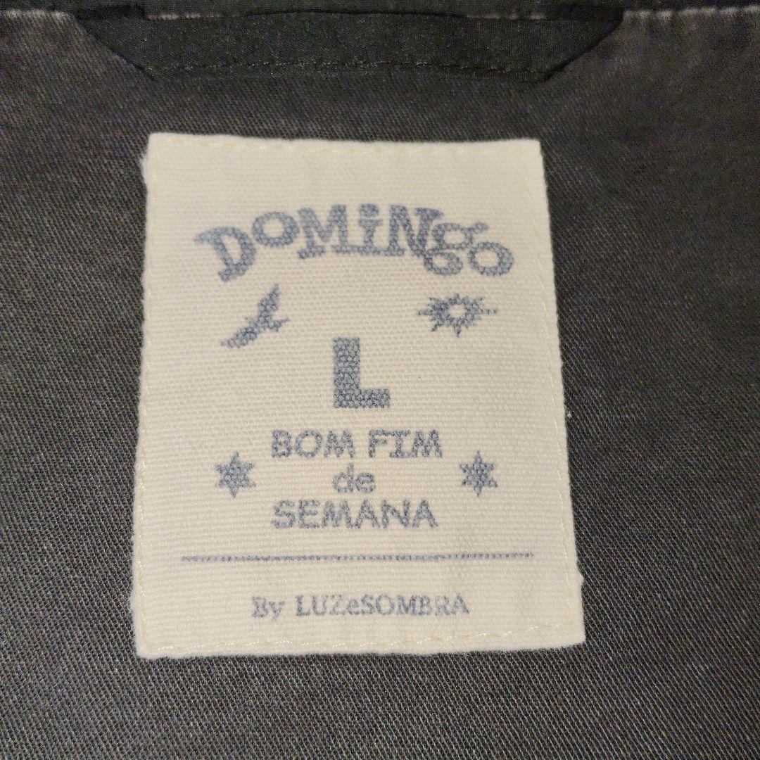 Lサイズ【Domingo】ドミンゴ 長袖裏地付ナイロン ピステ コーチジャケット