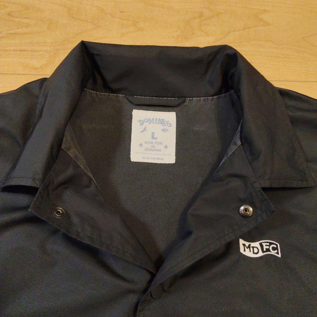 Lサイズ【Domingo】ドミンゴ 長袖裏地付ナイロン ピステ コーチジャケット