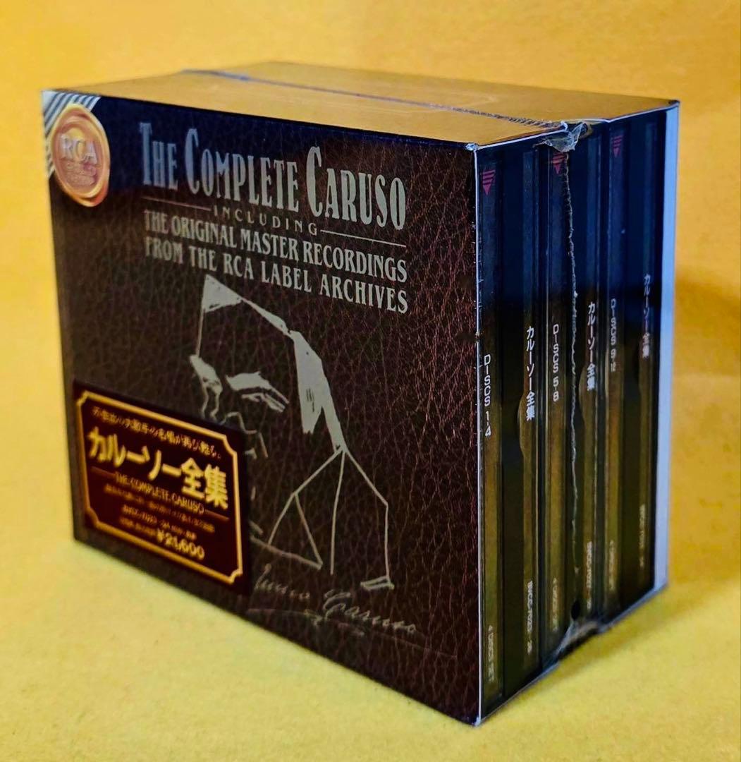 新品1990年製テノール歌手カルーソー全集12枚組CDセットボックス