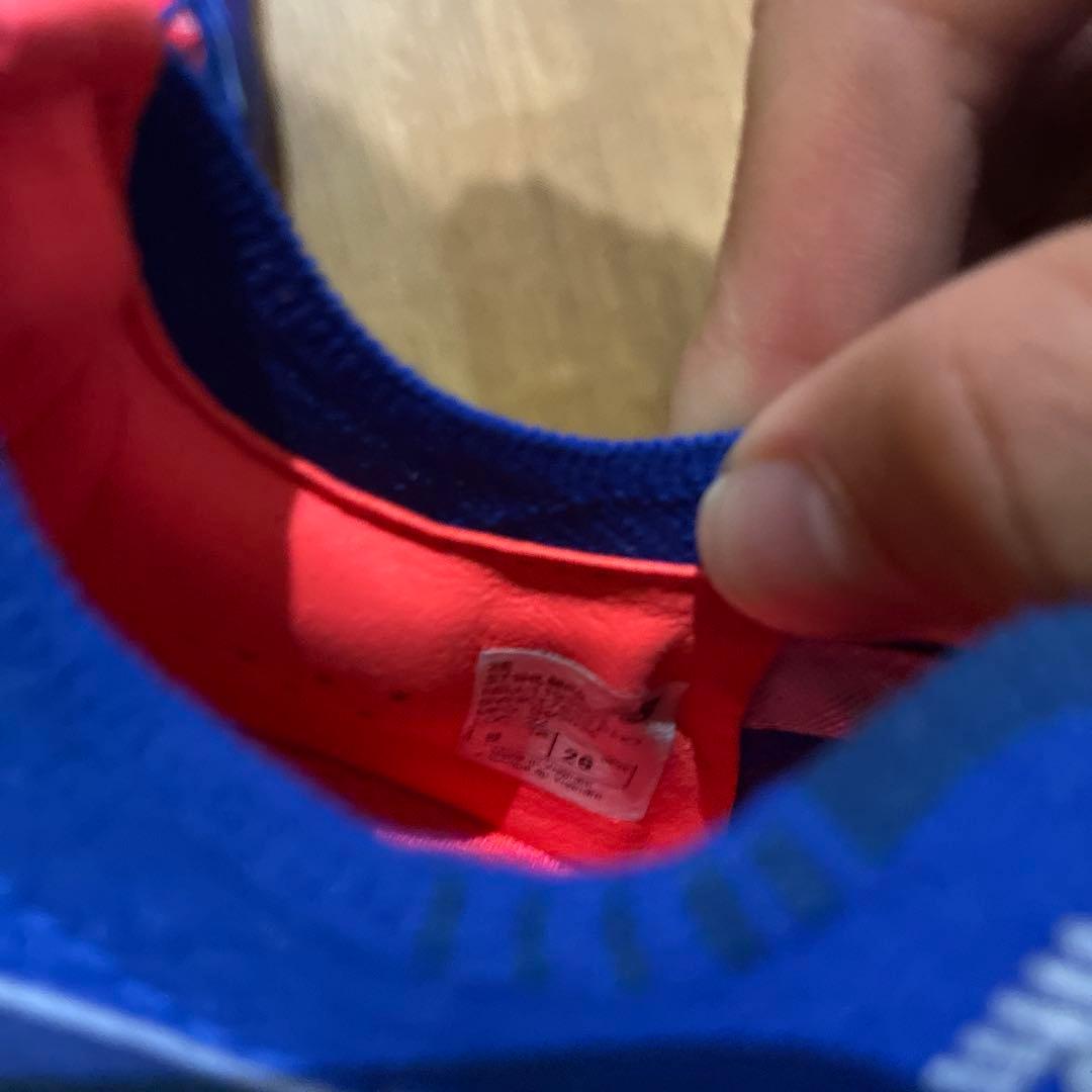 New Balance サッカーシューズ スパイク 青/赤