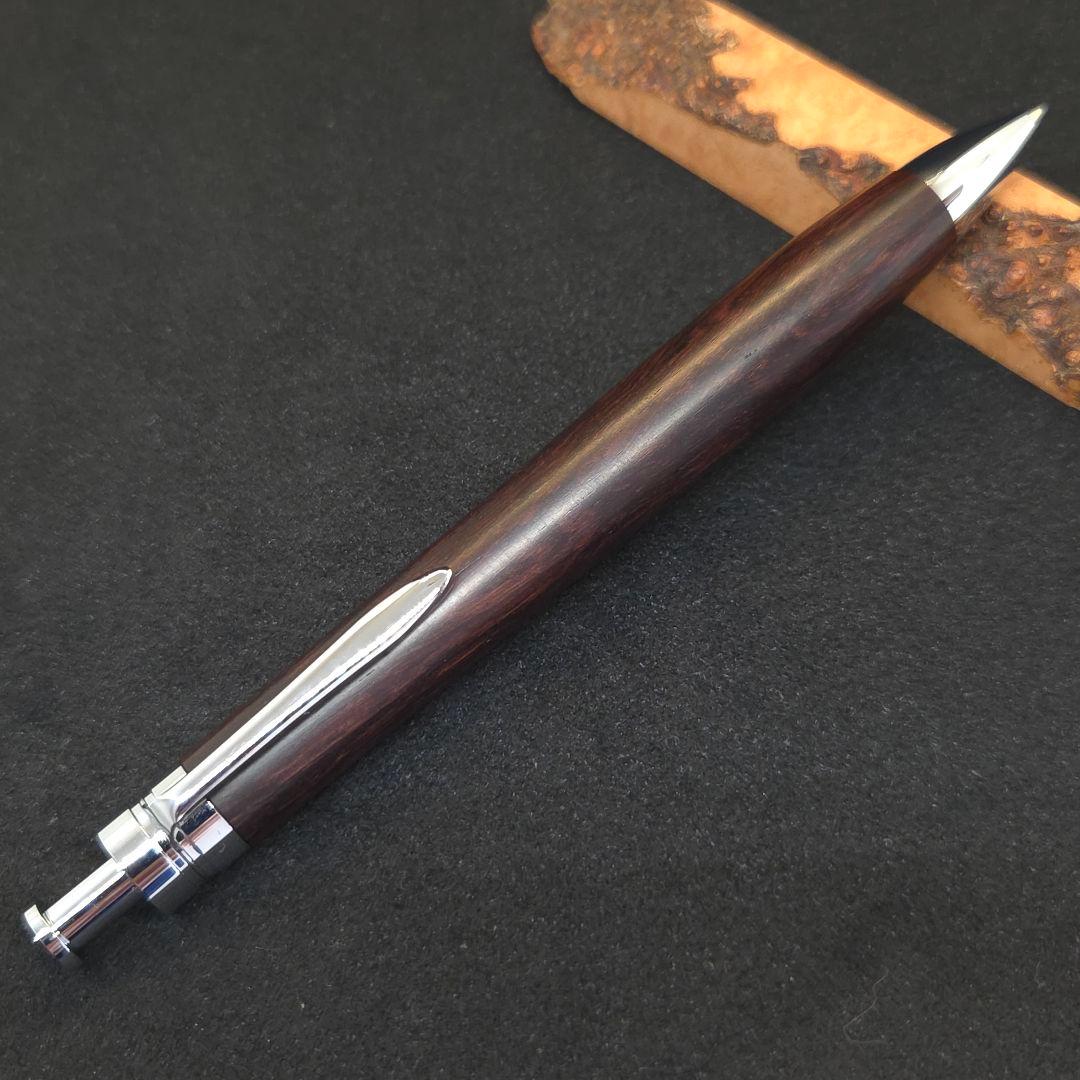No.35ハンドメイド木軸シャーペンマダガスカルローズウッド