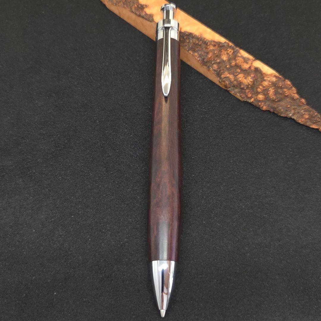 No.35ハンドメイド木軸シャーペンマダガスカルローズウッド