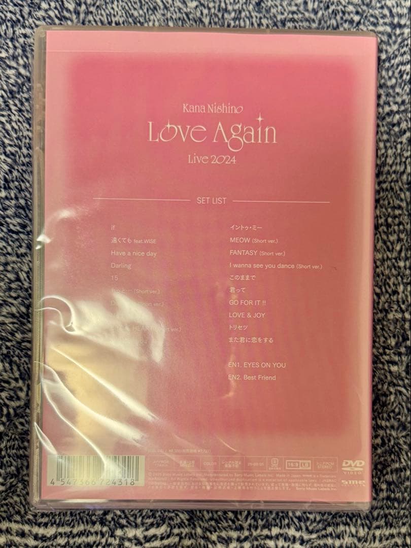 西野カナ Love Again Live 2024(通常盤DVD)