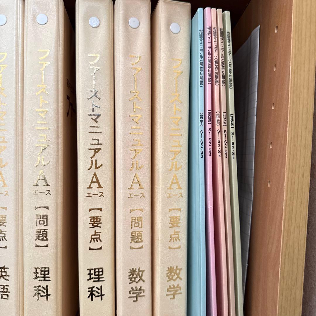 中学　参考書　ファーストマニュアルＡ(エース) ５教科