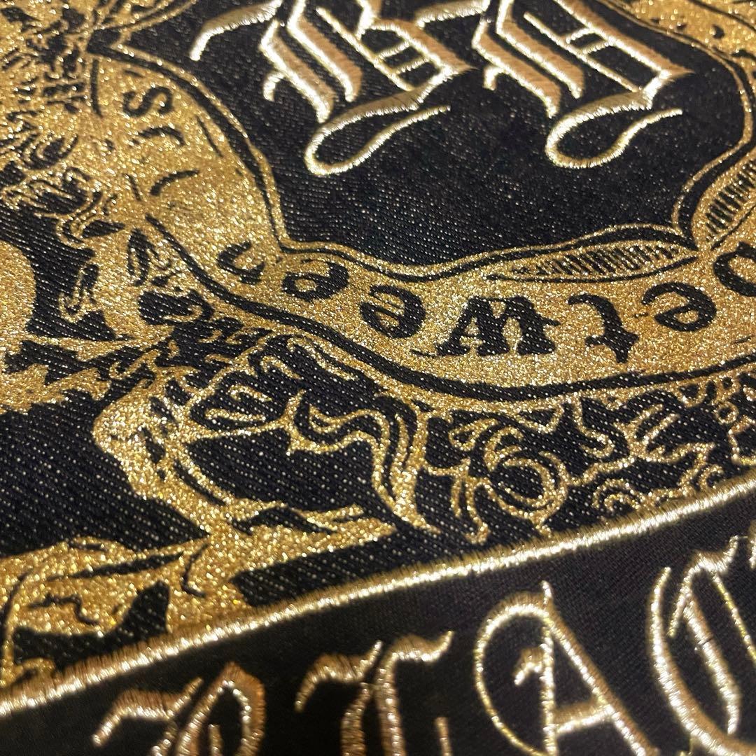 ド派手⭐︎ 金刺繍 DOGTOWN ブラックドラゴン デニム Gジャン XL 龍