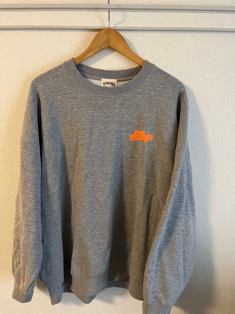 【極美品/Domingo】CAFE DOMINGO CREW SWEAT L