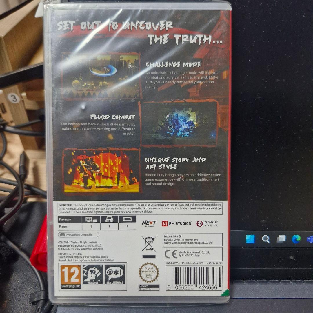 【新品未開封】BLADED FURY【switch】