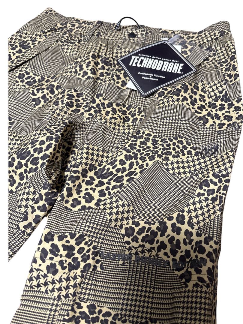 新品！高級マスターバニーエディションレオパード柄レインウェアズボン5 L