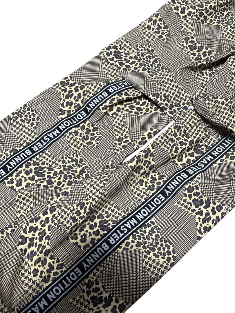 新品！高級マスターバニーエディションレオパード柄レインウェアズボン5 L