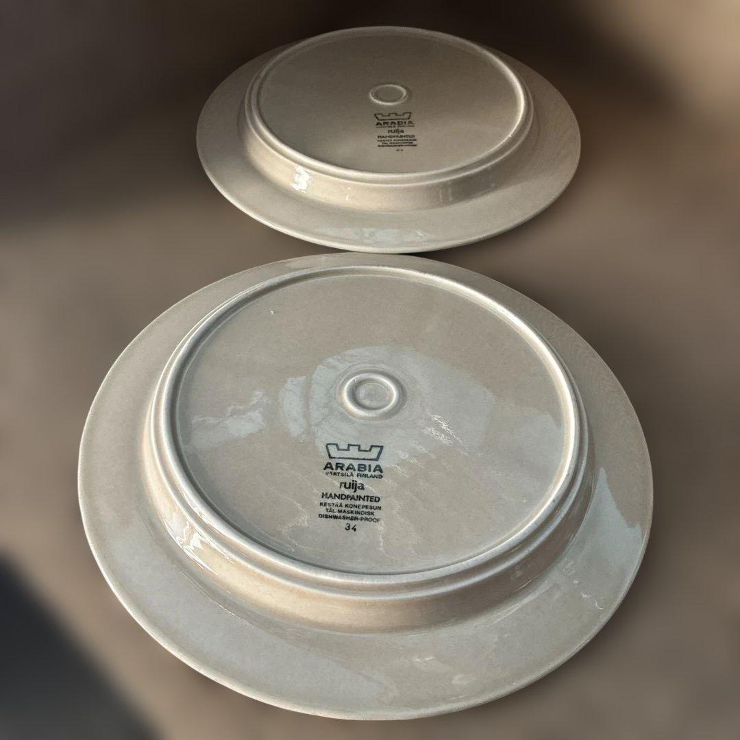 ★美品★ARABIA アラビア ルイージャ プレート 2枚セット 26cm②