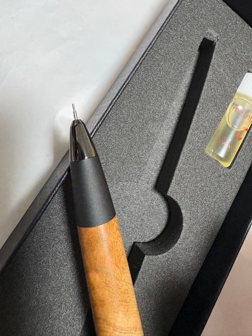 未使用　野原工芸　サクラ上杢　変わり杢　シャープペンシル シャーペン