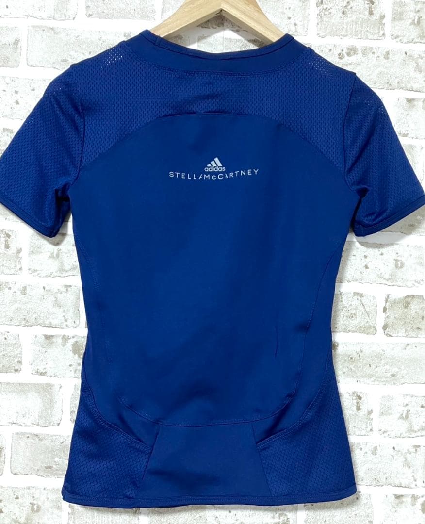 【早い者勝ち‼️】アディダス ステラマッカートニー ストレッチシャツ M 紺