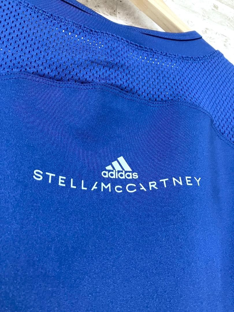 【早い者勝ち‼️】アディダス ステラマッカートニー ストレッチシャツ M 紺