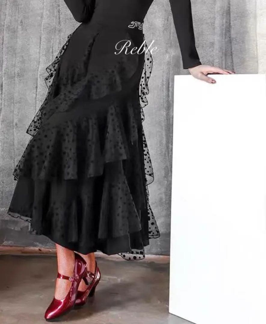 社交ダンス衣装　社交ダンス　ダンスドレス　ダンススカート