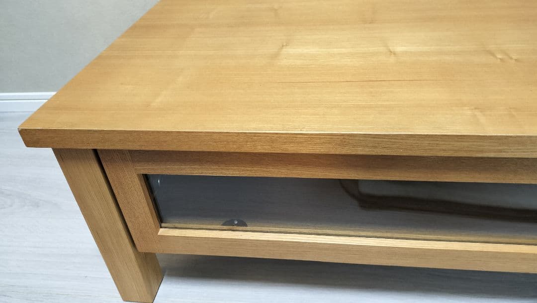 無印良品 テレビボード タモ材 150cm幅