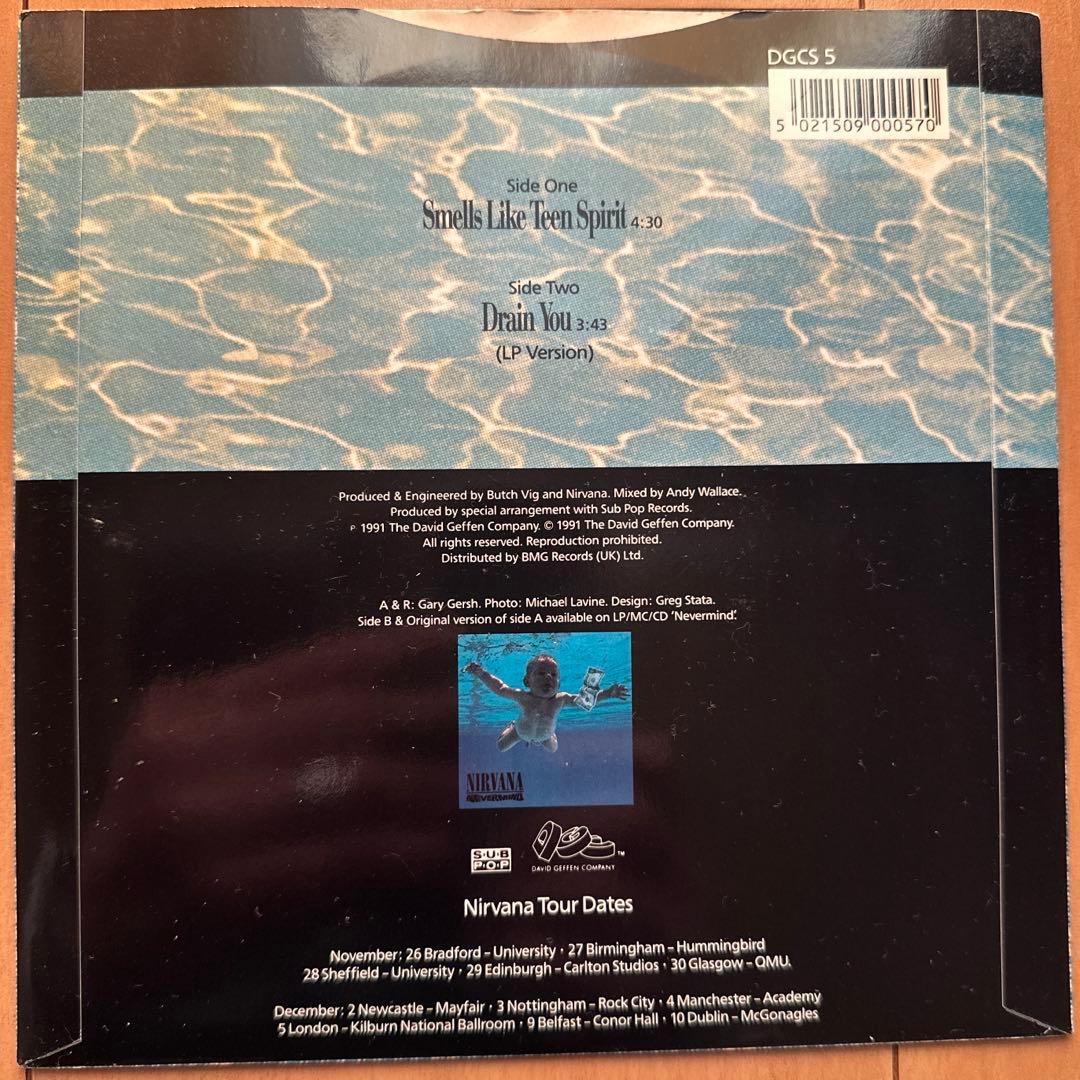 【7インチ】Nirvana /ニルヴァーナ/レコード/ Cobain