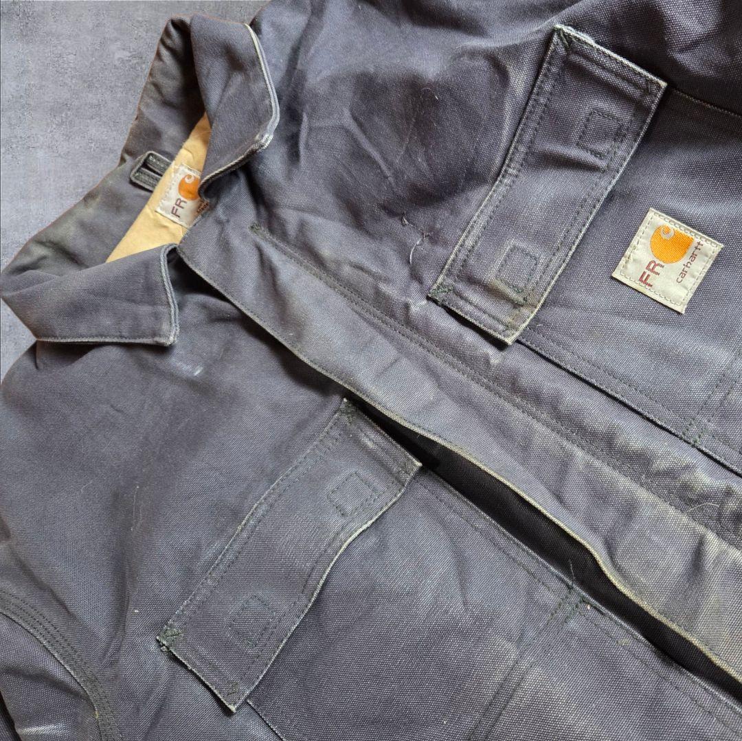 Carharttトラディショナル ダックジャケット フェード ボロ 雰囲気系