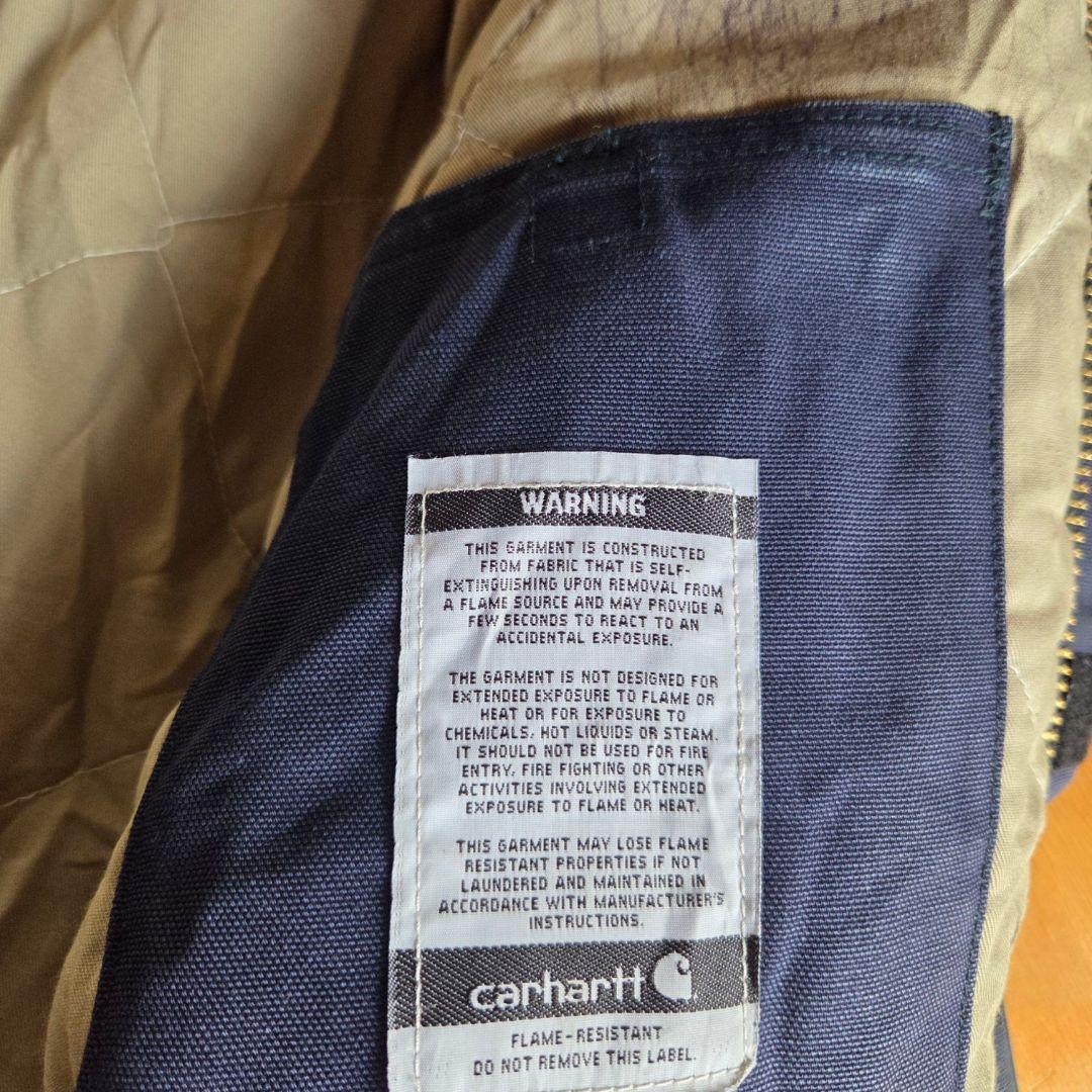 Carharttトラディショナル ダックジャケット フェード ボロ 雰囲気系