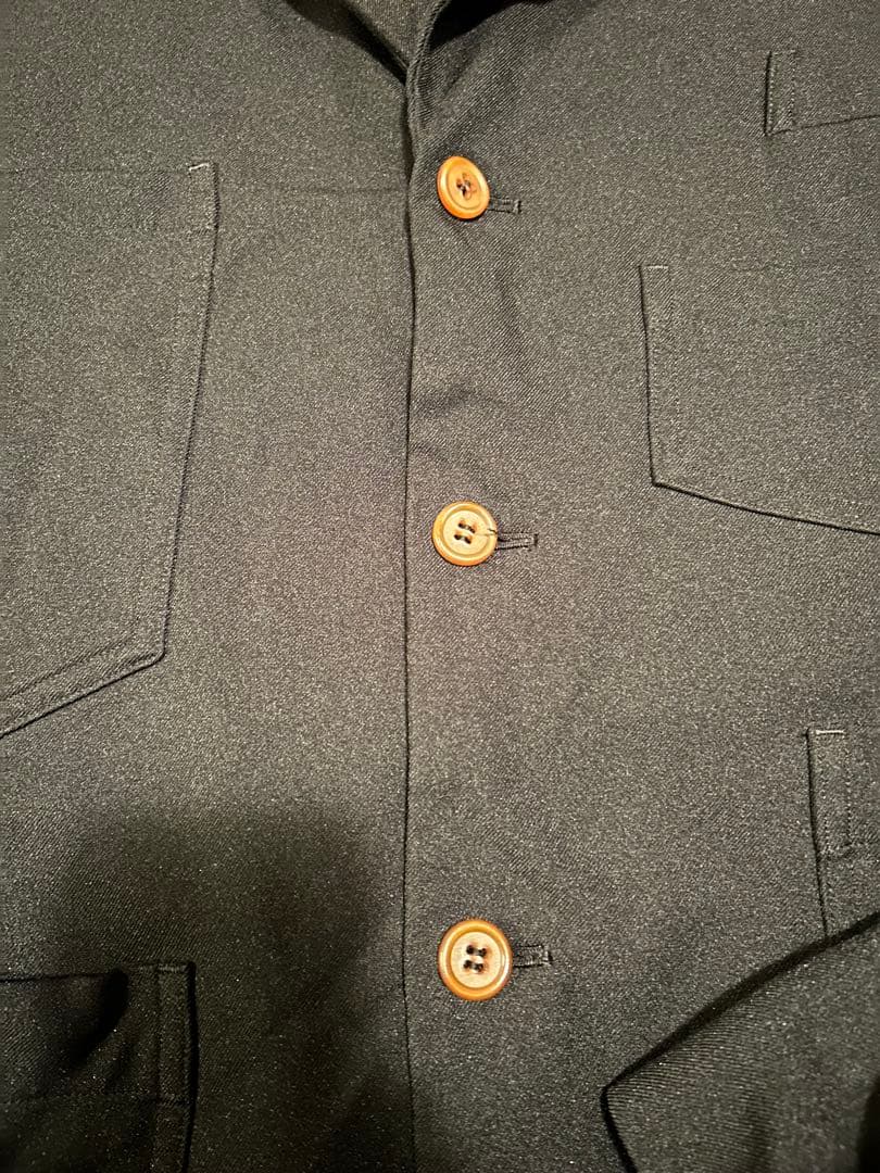 BLACK COMME des GARCONS ポリ ワークジャケット M