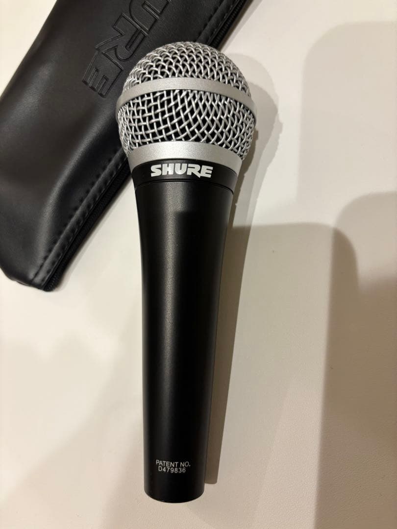 【美品】SHURE マイク PG58 (ケーブル付き)