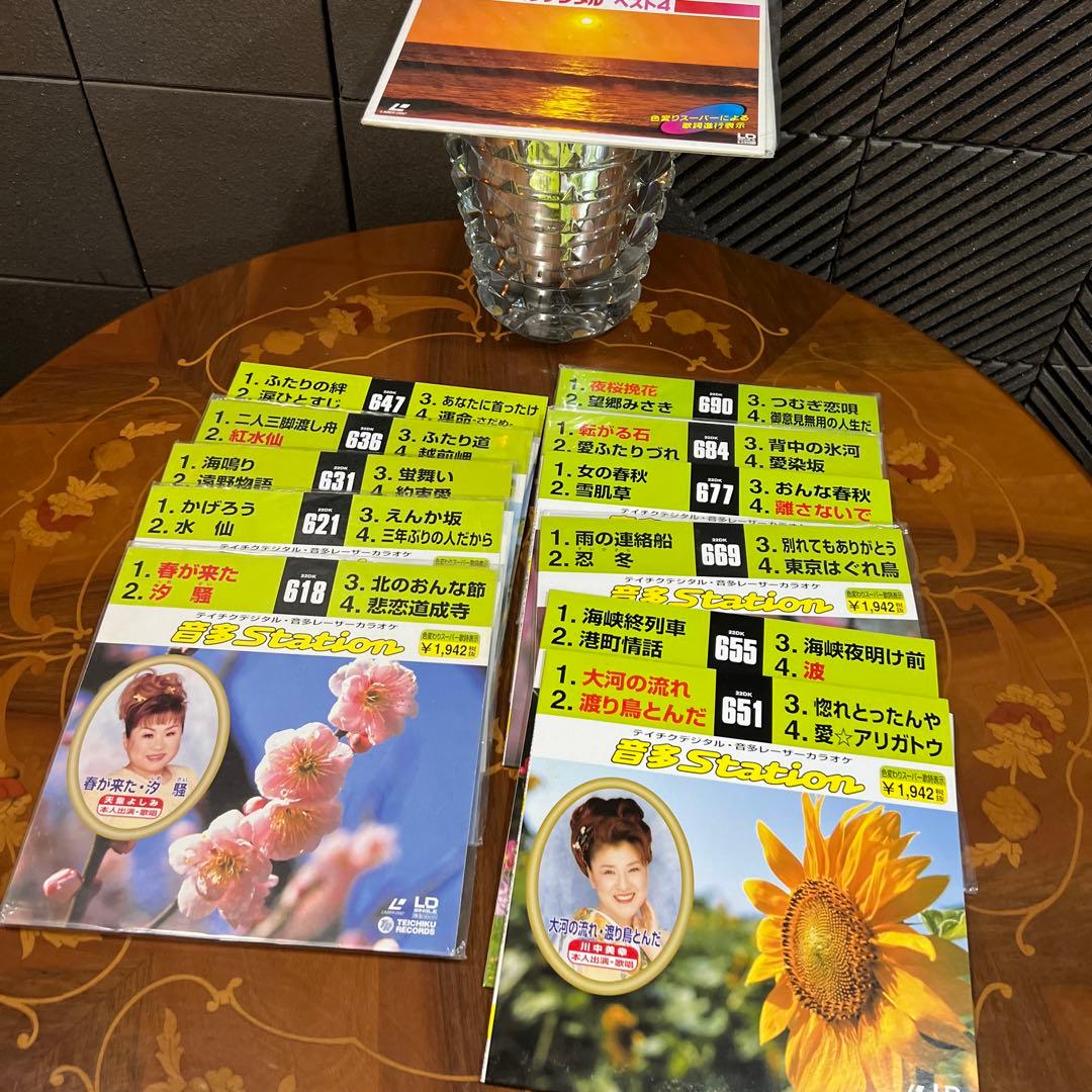 松江江戸歌謡集 全100枚　テイチク　レーザーカラオケ　ディスク